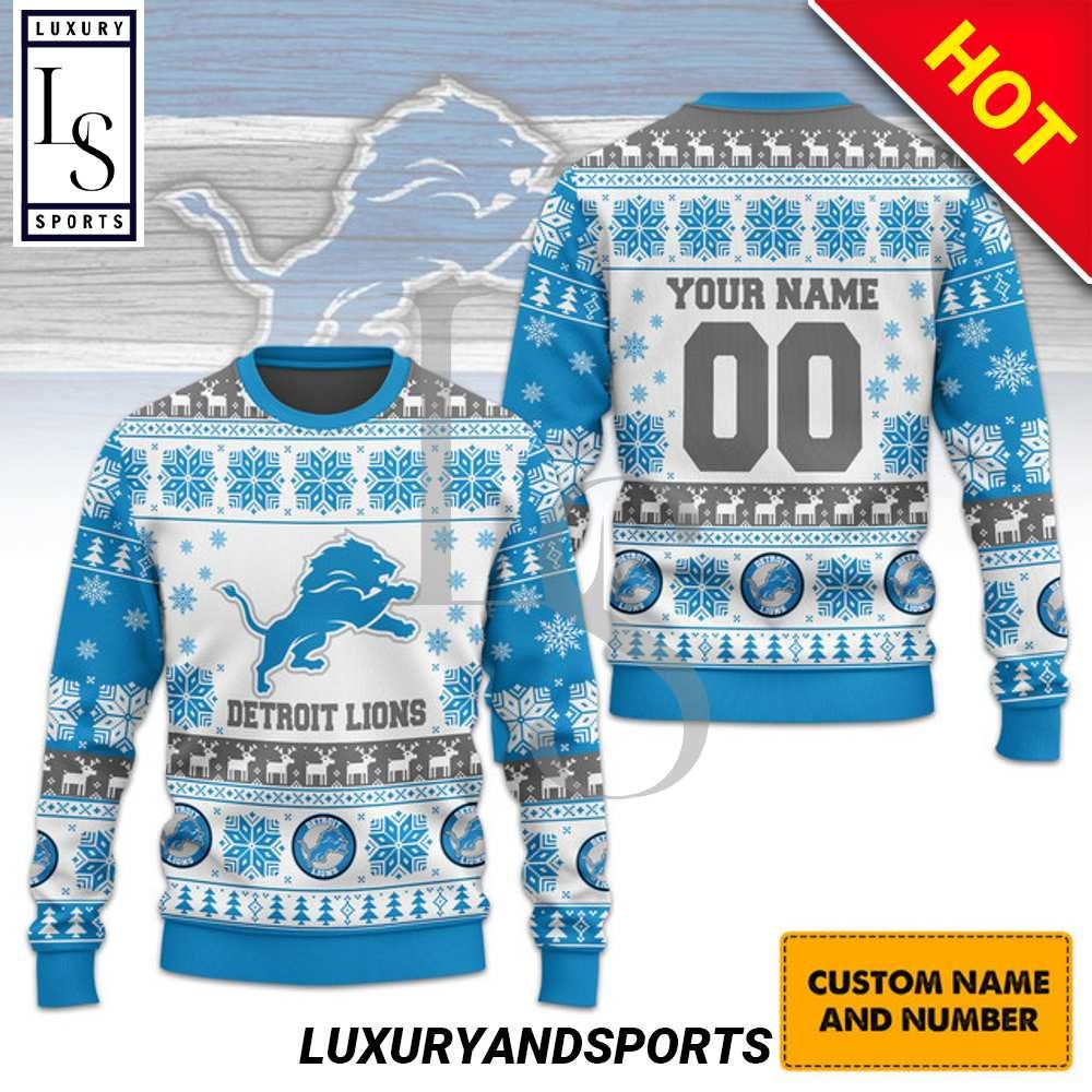 NFL Detroit Lions 2024 Customized Sweater by LuxuryAndSports Feb