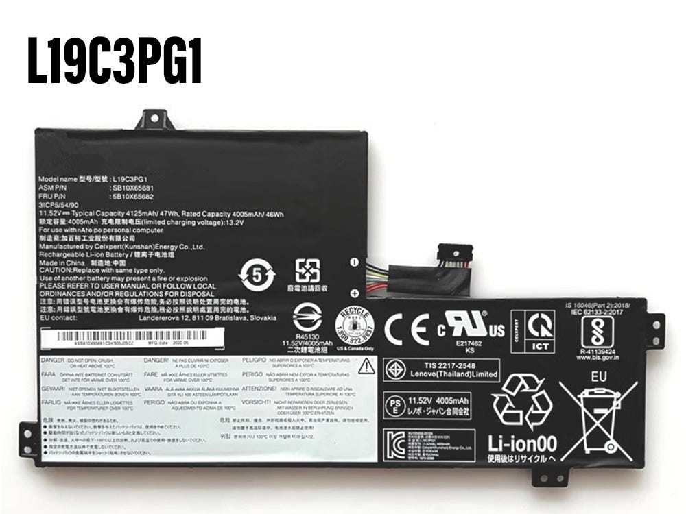 Bateria do laptopa Lenovo L19L3PG1