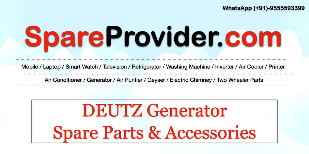 DEUTZ Generator Spare Parts & Accessories — SpareProvider.com