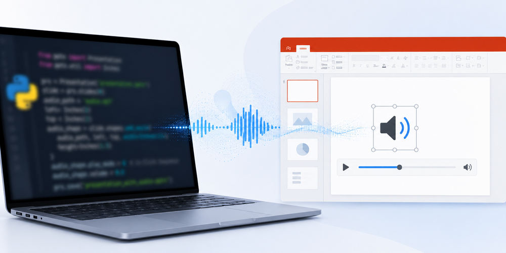 PowerPoint Audio Insertion and Control with Python