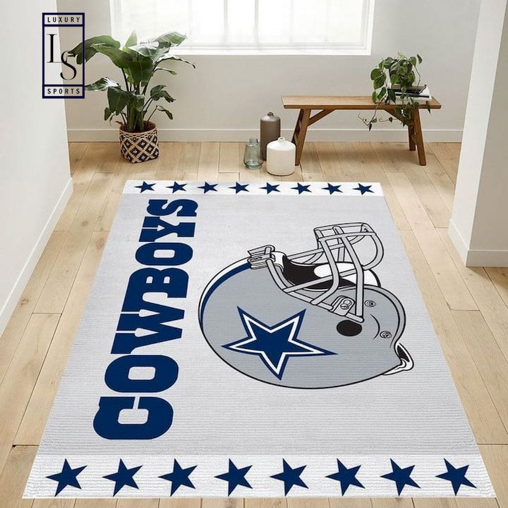 Dallas Cowboys Logo NFL Carpet Rug Home Decor by Nadaxaxora Jun