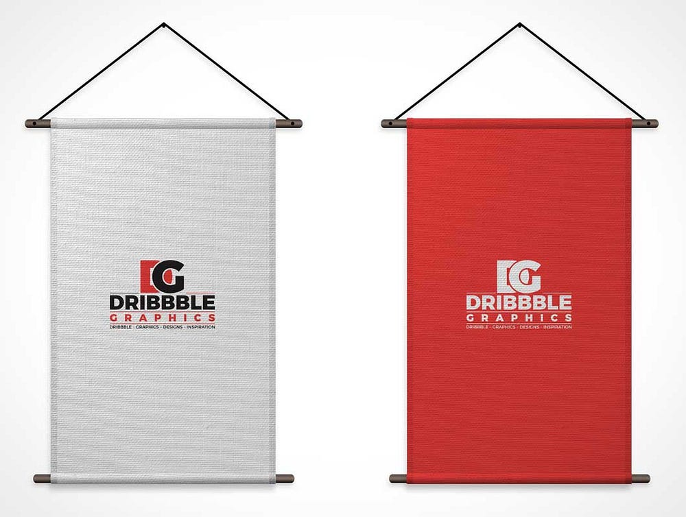 236+ Free Download +20 Fabric Banner Mockup Ideas Psd Template by