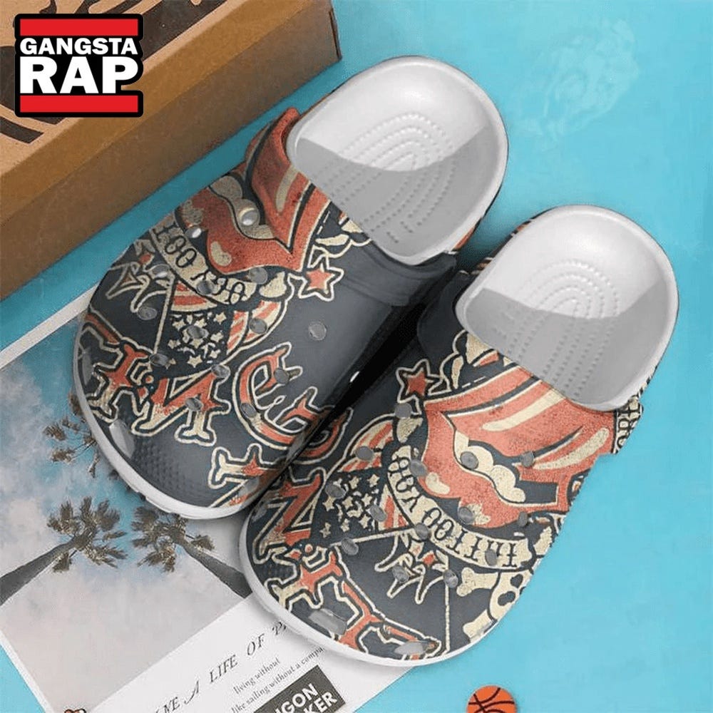 The Rollings Stones Rock Band Crocs Clogs Shoes For Men Women ...