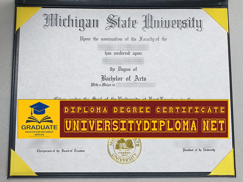 Buy Fake Michigan State University Diploma, Get Fake Michigan State