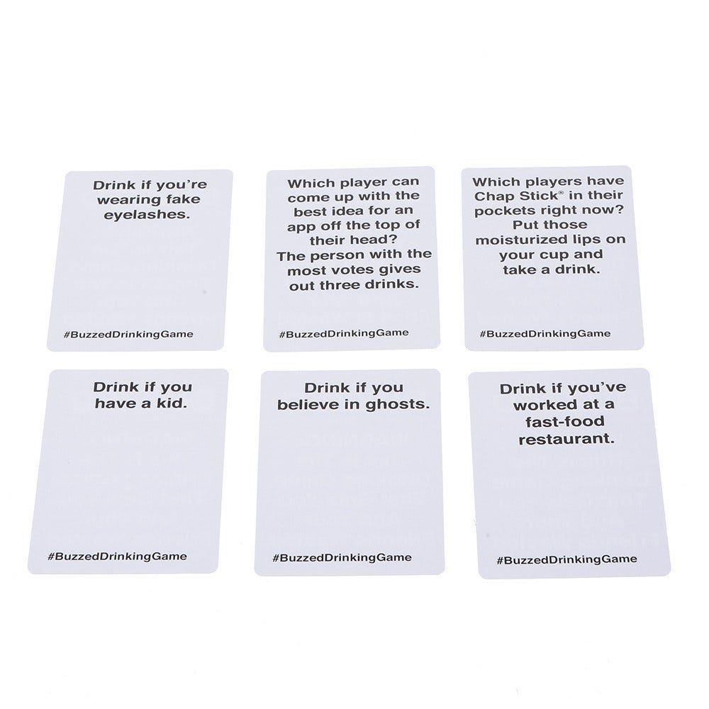 Buzzed Drinking Game Cards By Liveforest Medium Buzzed Drinking Game Cards By Liveforest Medium