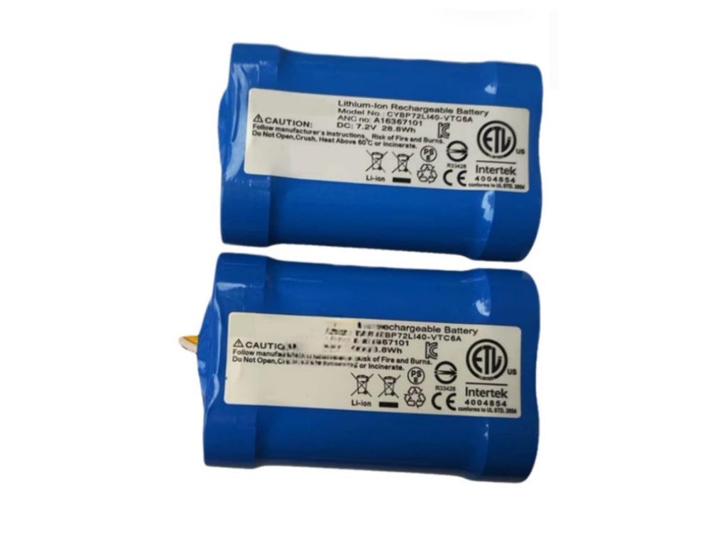 Batteria sostitutiva della Altre Marche ELECTROLUX CYBP72LI40-VTC6A Altre Marche