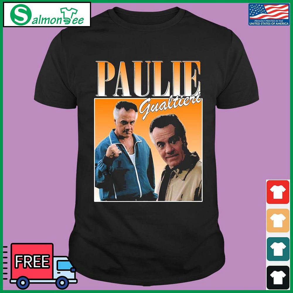 Paulie Walnuts Gualtieri Retro Design Sopranos Shirt by Salmontee