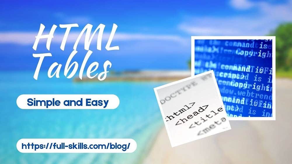 Exemples de tableaux HTML simples et faciles by Sami Hamdi Medium