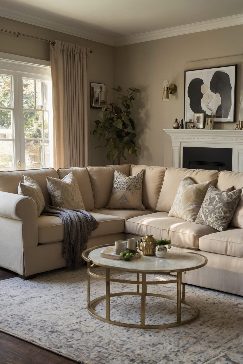 View of What are the Benefits of a Corner Sofa for Maximizing Space in Your ...