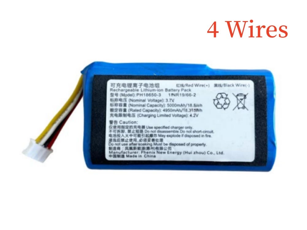 EZVIZ PH18650–3 batteri 5000mAh/18.5Wh 3.7V , EZVIZ DB2C/CP3 Pro