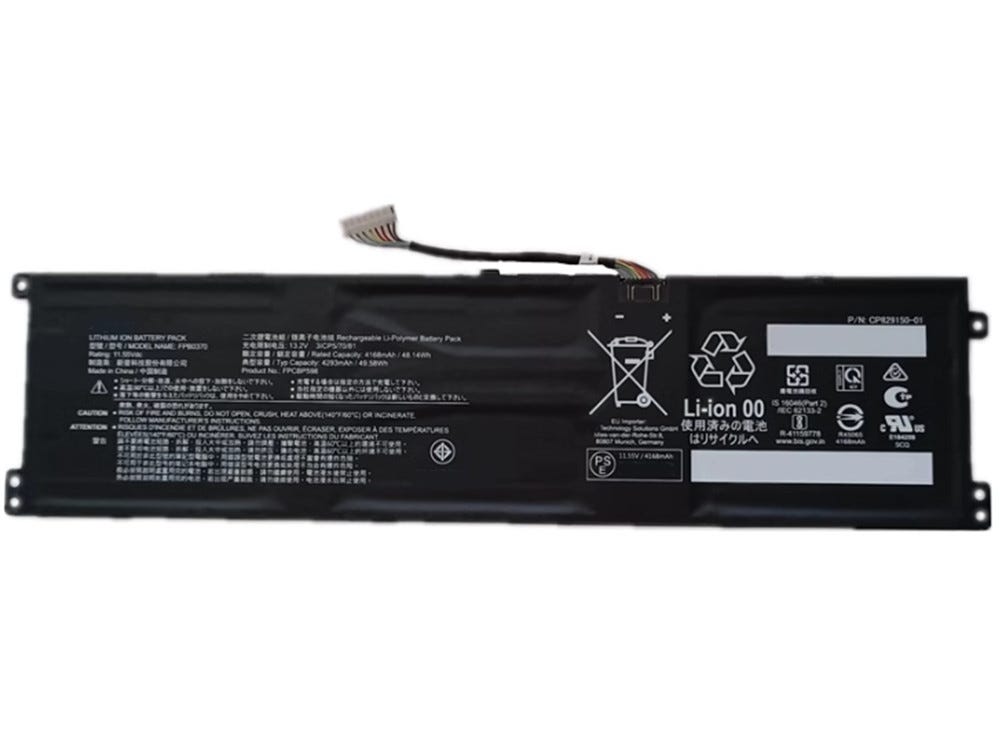FUJITSU FPB0370 4168mAh Laptop accu’s voor Fujitsu Laptop 31CP5/70/81 ...