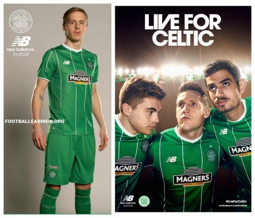 Celtic FC 2016/17 New Balance Third Kit - FOOTBALL FASHION