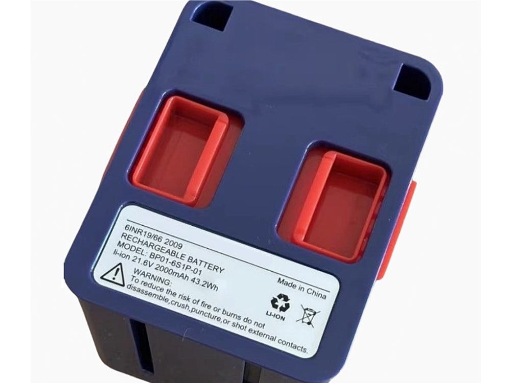 21.6V 2000mAh/43.2Wh batterie compatible modèle JASHEN BP01–6S1P-01