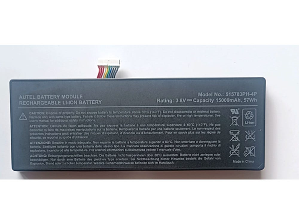 AUTEL 515783PH-4P batteri 15000mAh/57Wh 3.8V