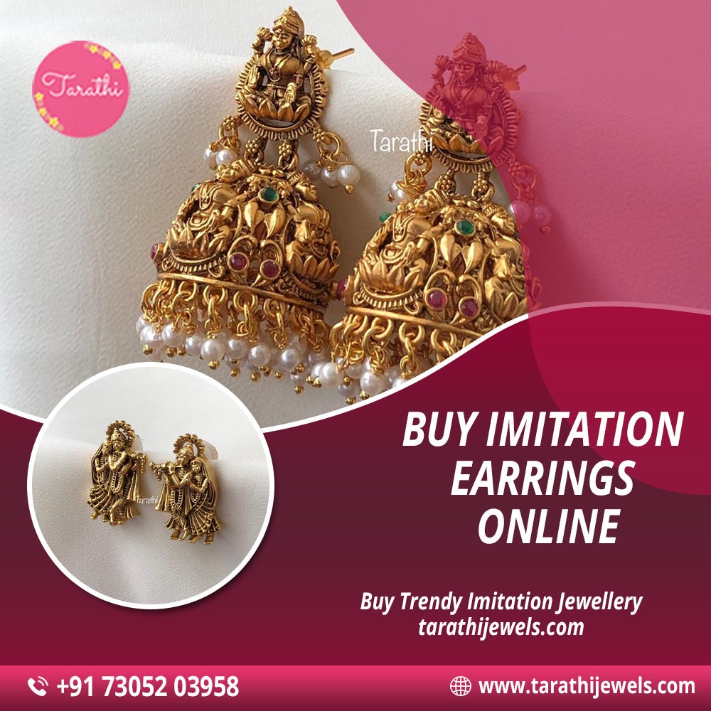 How Do Earrings Make You More Beautiful? by Tarathi Jewels Medium