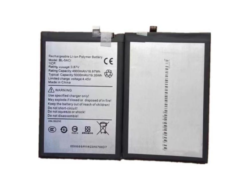 Batterie Smartphone TECNO 3.87V 5000mAh/19.35Wh do TECNO BL-5ACI