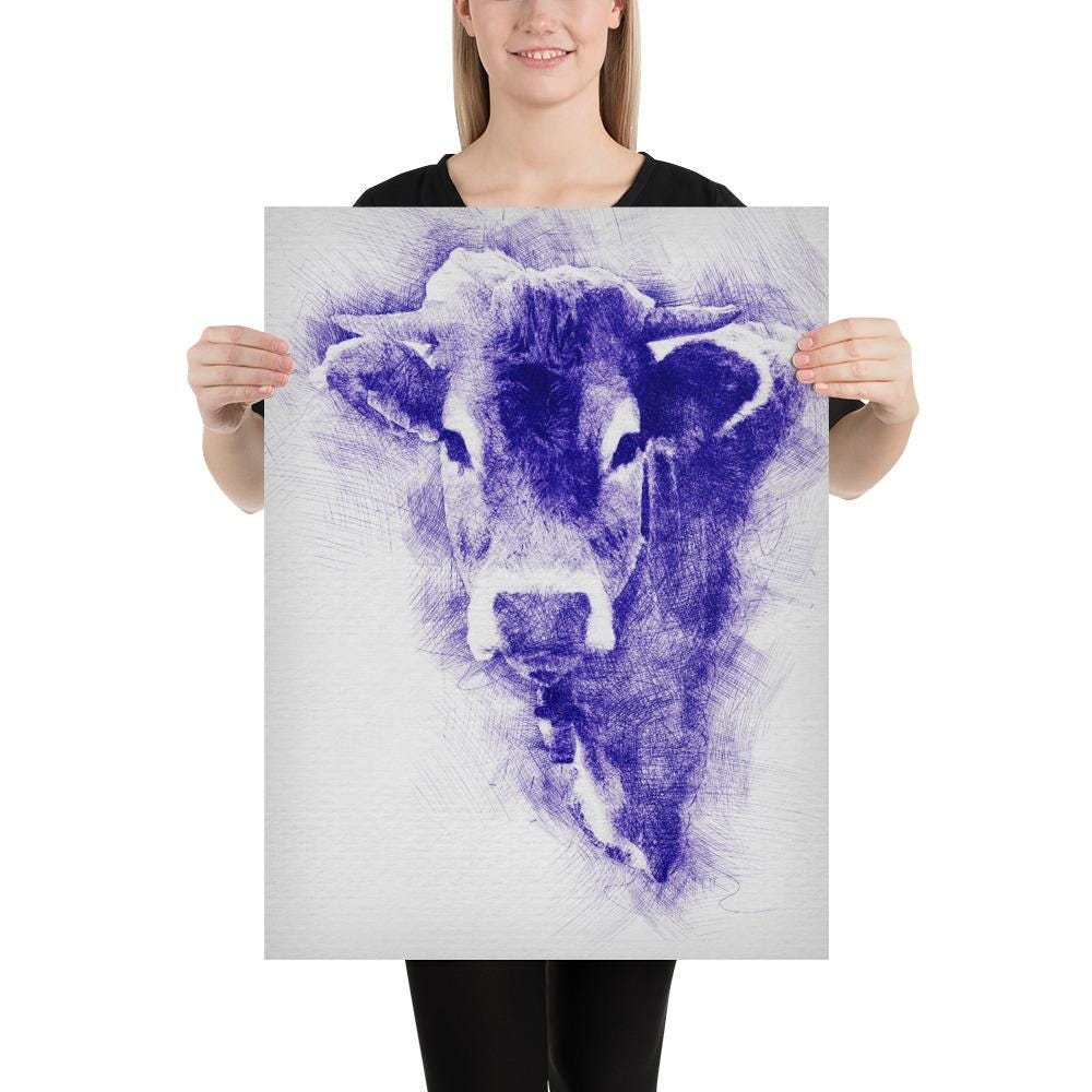Personalized Printed Poster — Pen Ink Official Merch CL1211 - The Cow ...