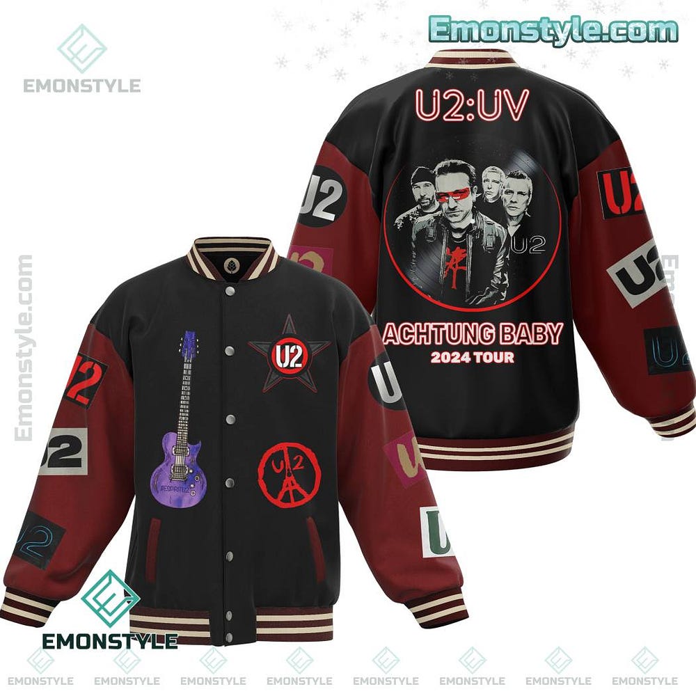 U2’s Uv Achtung Baby 2024 Tour with the Official Baseball Jacket | by ...
