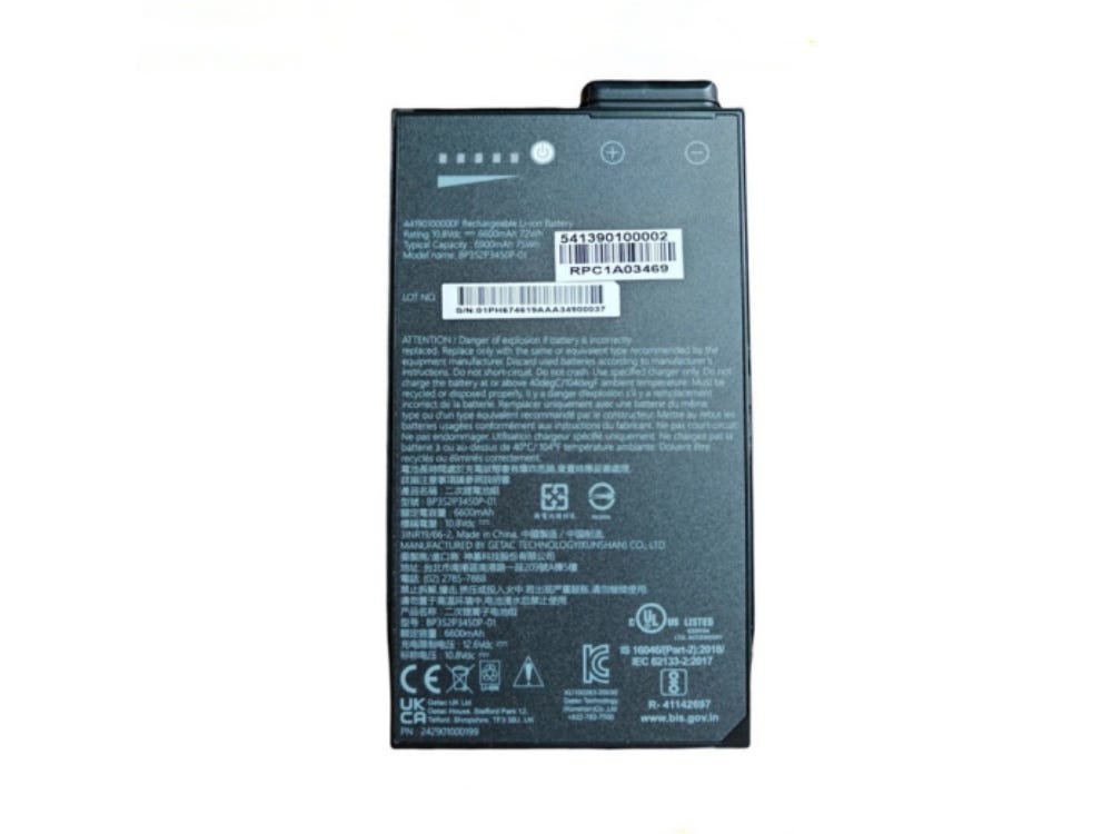 Højkvalitets batteri til GETAC BP3S2P3450P-01 6600mAh/71.28Wh 10.8V