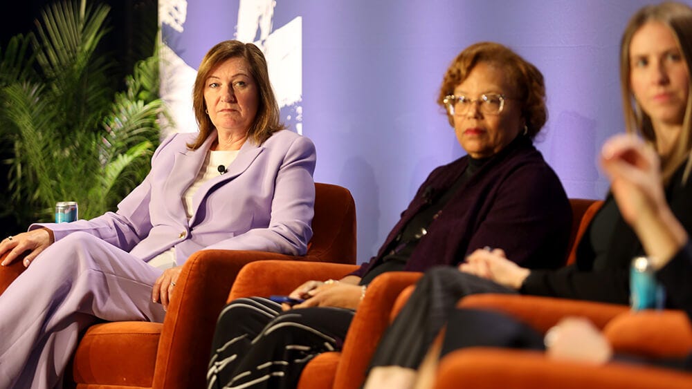 Lyn Lewis-Smith (left), CEO of Business Events Sydney, helped spearhead the report, “Advancing Women in Business Events.” (Whatever Media Group)