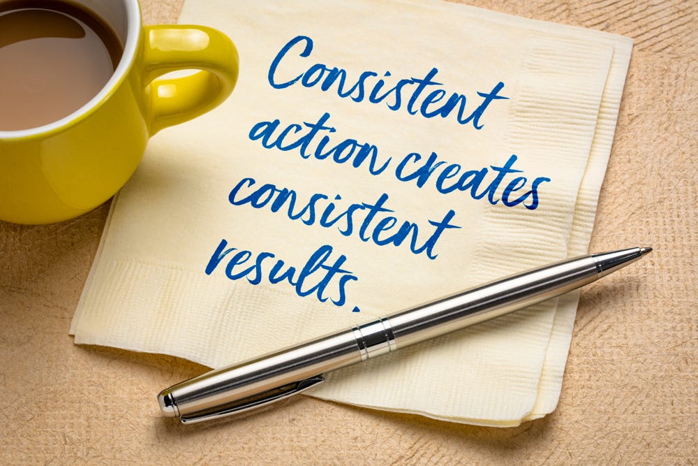 They say Consistency is the Key.. Is it really important to be consistent… by Amisha Biswas