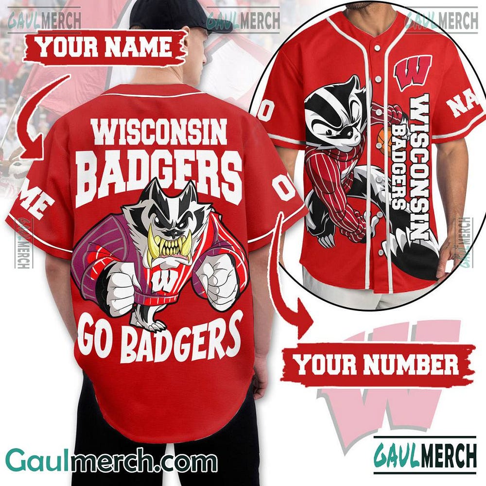 Unleash Your Badger Spirit Wisconsin Badgers Basketball Mascot “Go
