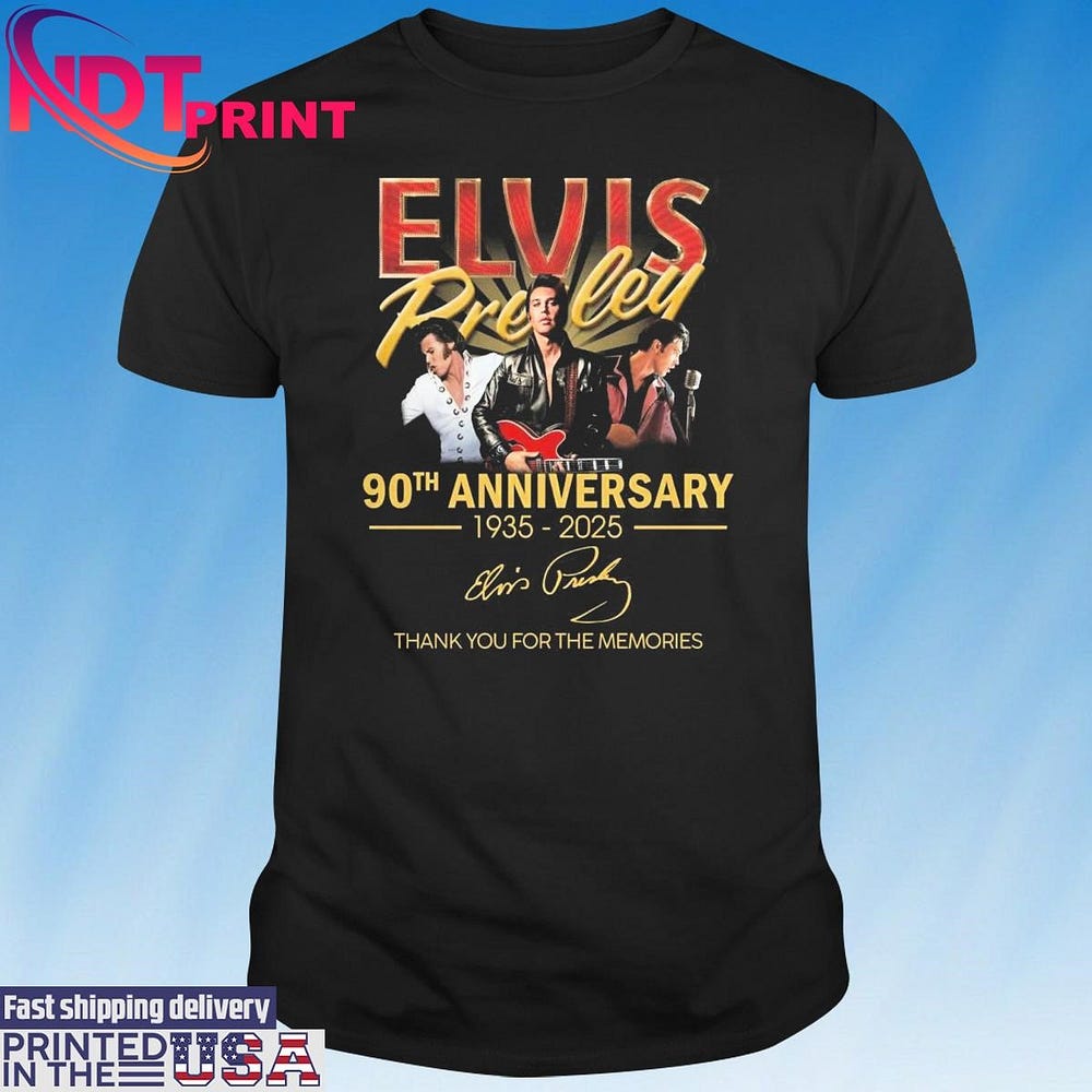 Official Elvis Presley 90th Anniversary 19352025 Thank You For The