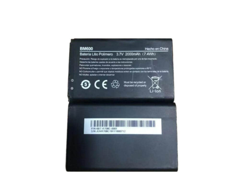 Hochwertiger Akku für NUBIA BM600 3.7V 2000mAh/7.4Wh LiPo-Akkus