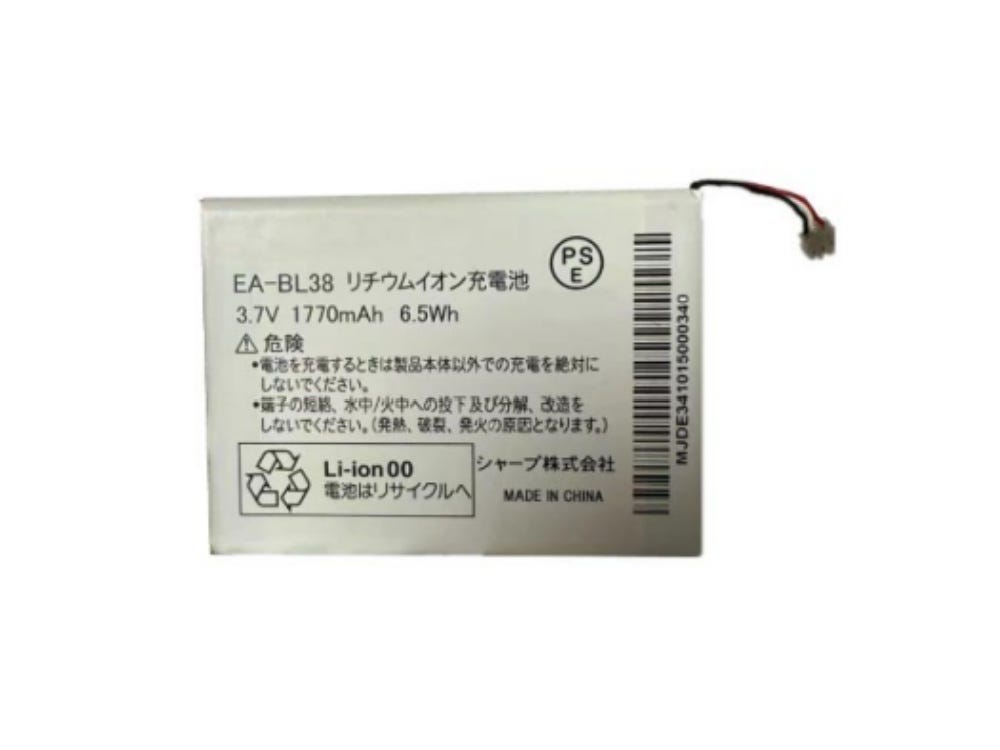 SHARP EA-BL38 handy akku 1770mAh/6.5Wh 3.7V für SHARP PHONE