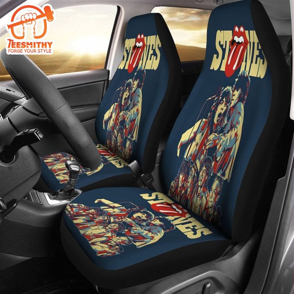 The Rolling Stones Car Seat Cover Teesmithy Trending Medium