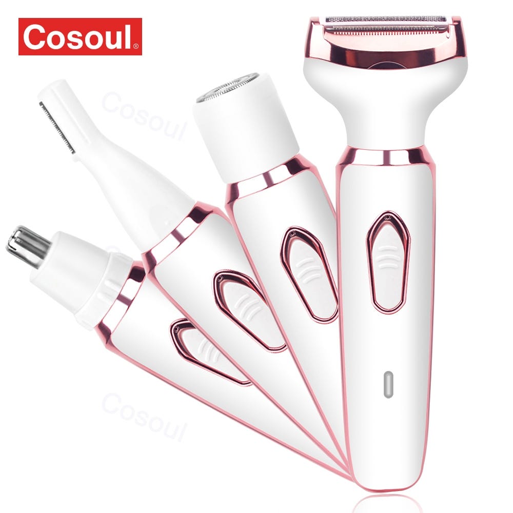 Best Price! 4 in 1 Electric Razor for Women Shaver Lady Shaver Body