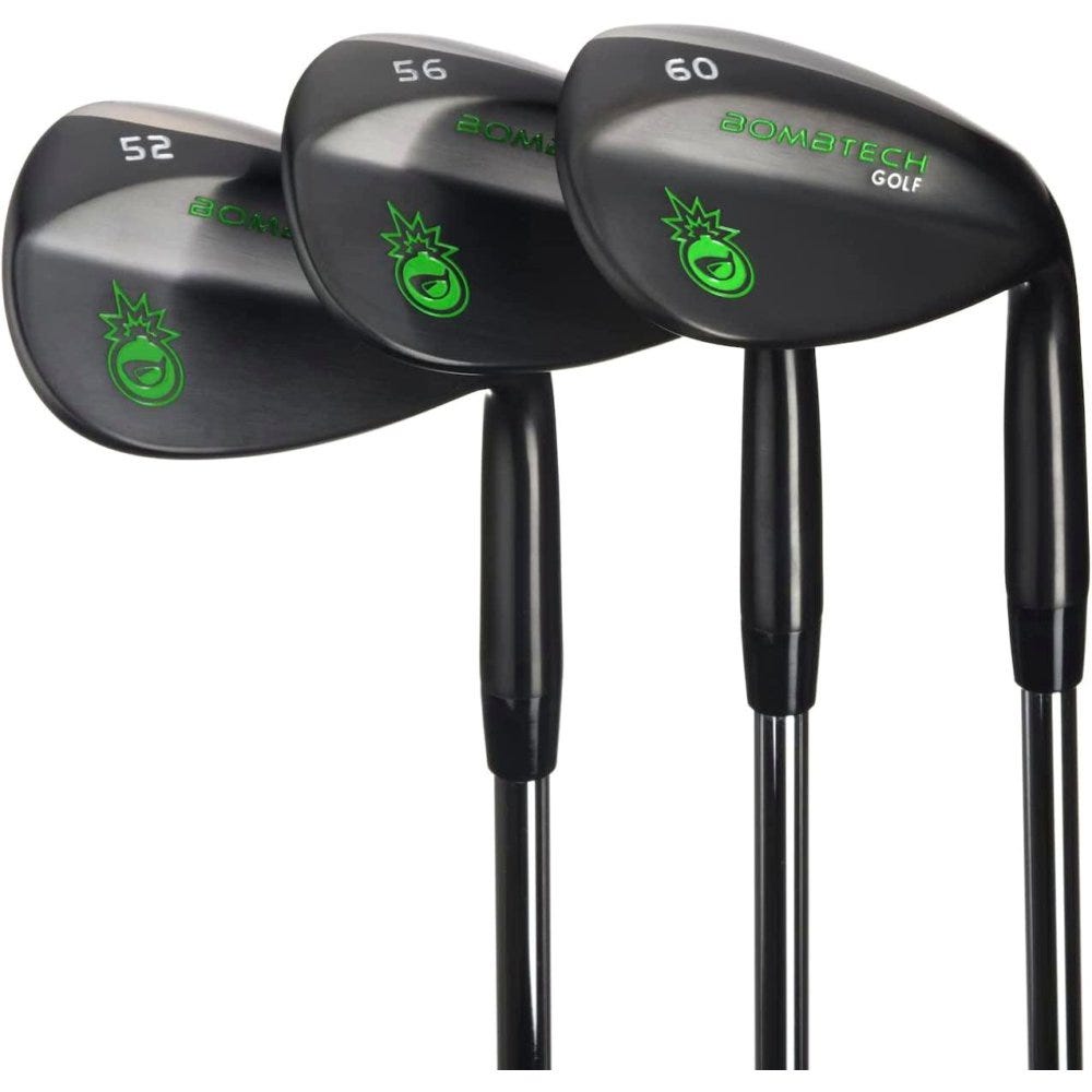 BombTech Premium Golf Wedge Set — Complete Your Golf Bag with 52 56 and