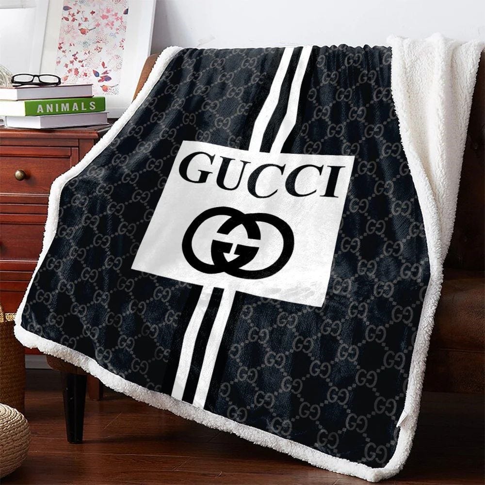 Gucci New Fleece Blanket Fashion Brand Home Decor Luxury, by SuperHyp Store, Sep, 2023