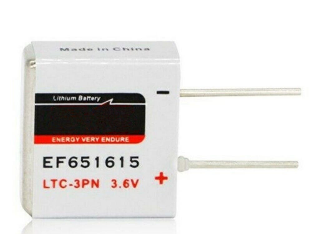 EVE EF651615 batería 400mAh 3.6V para EVE Gas/Water/Meter RTC PLC Backup Power