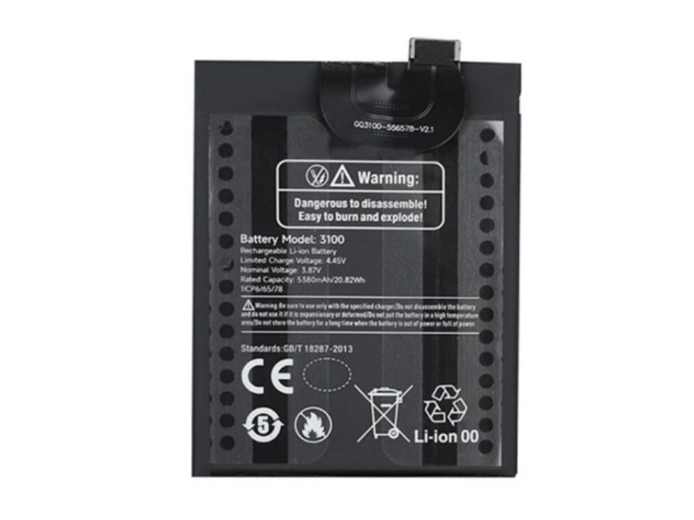 Nouveaux ULEFONE produits ULEFONE 3.87V 5380mAh/20.82Wh