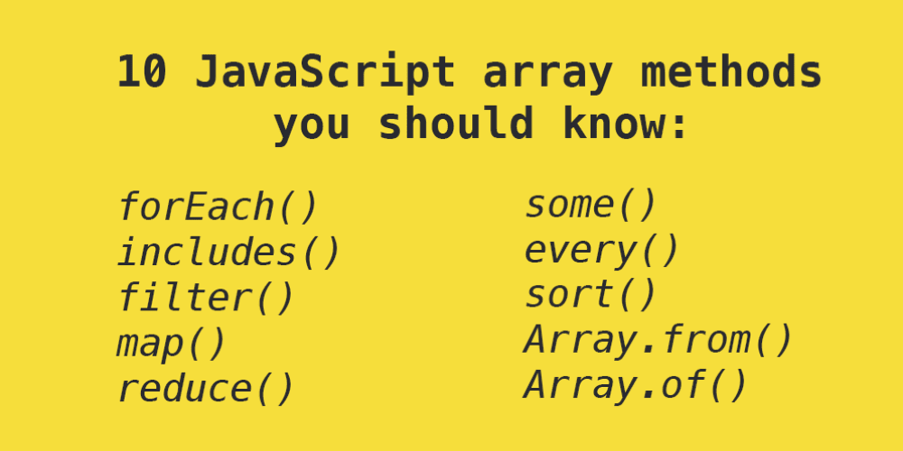 Javascript ES6 Array.of() / Array.from() | by BitBong | Medium