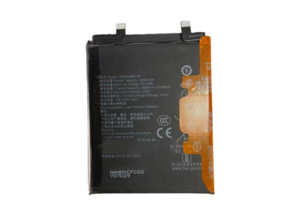 Batería del teléfono móvil HB496888EIW para HONOR Magic7