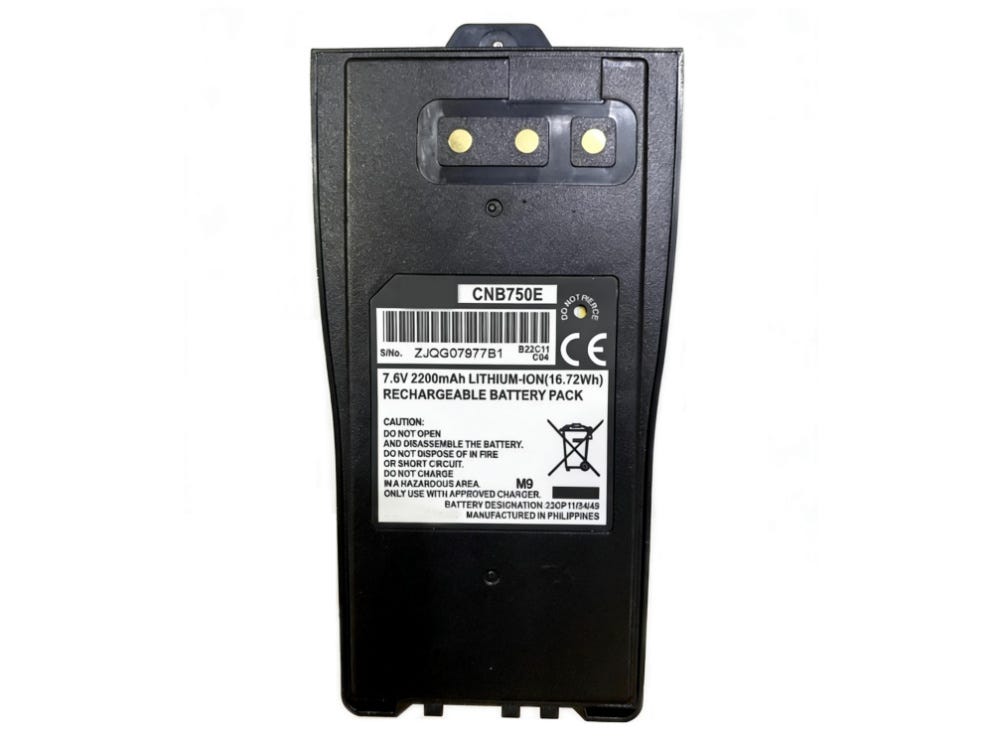ENTEL CNB750E batería 2200mAh/16.72Wh 7.6V para ENTEL HT644