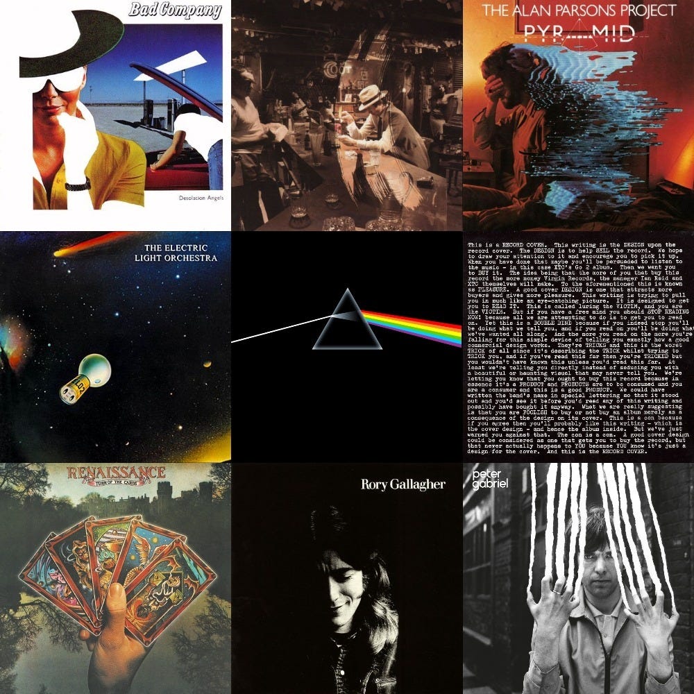 обложки альбомов от Hipgnosis