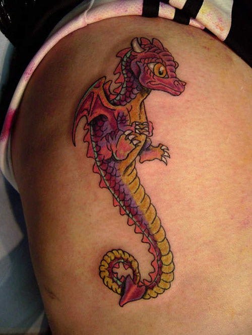Badass Dragon Tattoo (3pcs) – Wyvern's Hoard