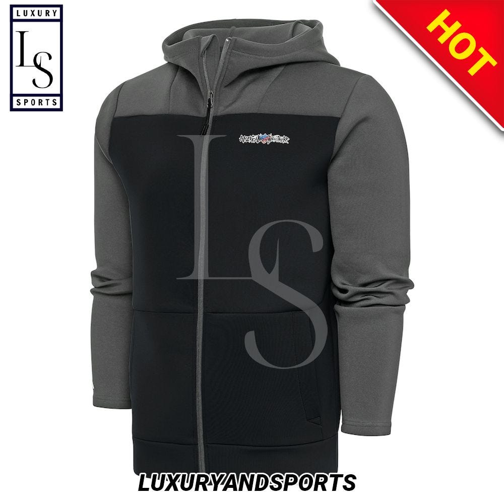 Antigua Gray Cody Rhodes Protect FullZip Hoodie by LuxuryAndSports Apr, 2024 Medium