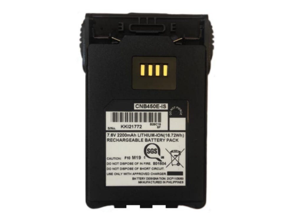 ENTEL CNB450E-IS batteri 2200mAh/16.72Wh 7.6V , ENTEL DX585M-is