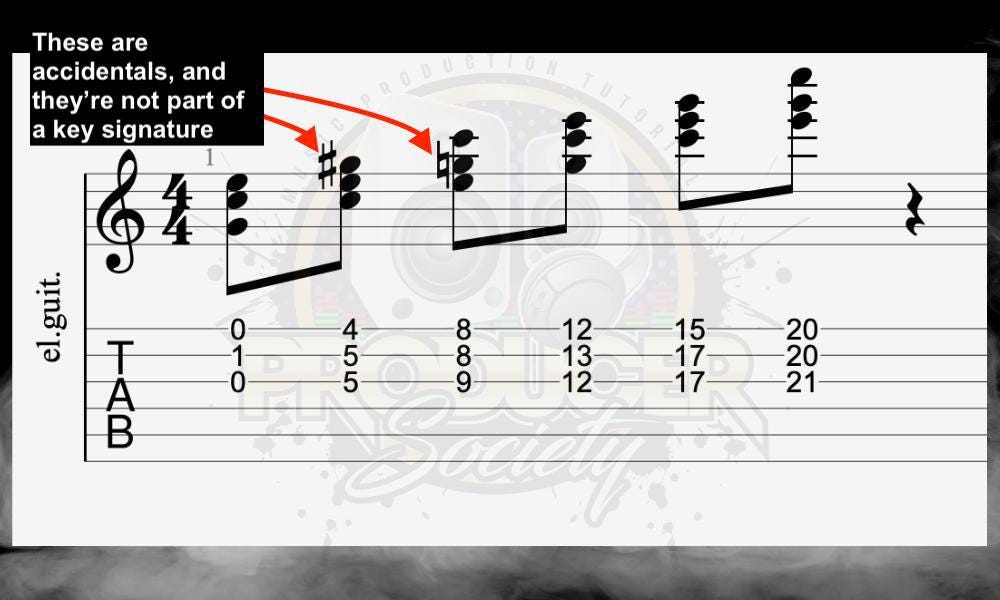 What’s the Difference Between A Key Signature & Accidental?