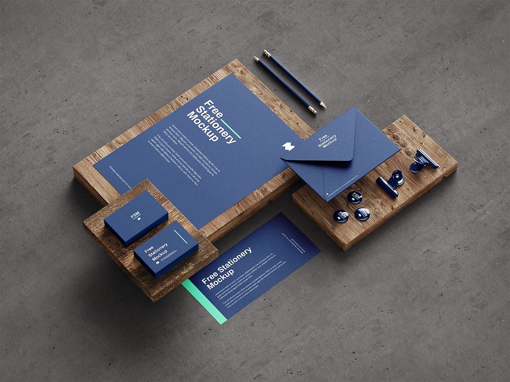 116+ Free Download Stationery Mockup Psd Template | by Sapriwahidan ...