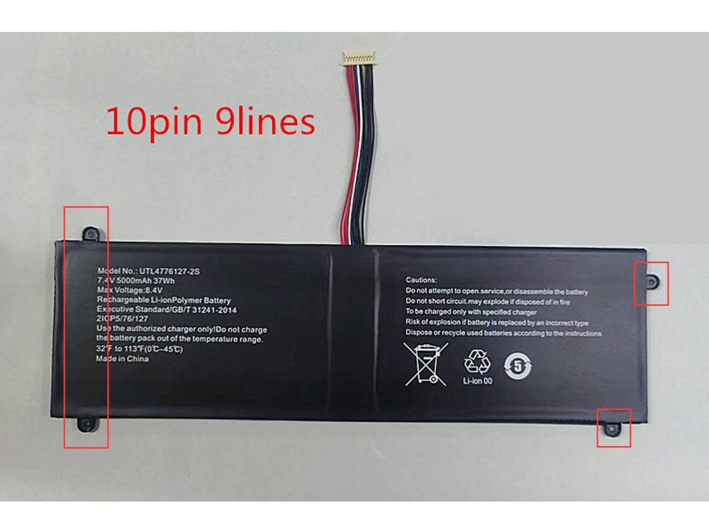 Wymienna bateria do JUMPER ULT4776127–2S 5000mAh/37Wh 7.4V