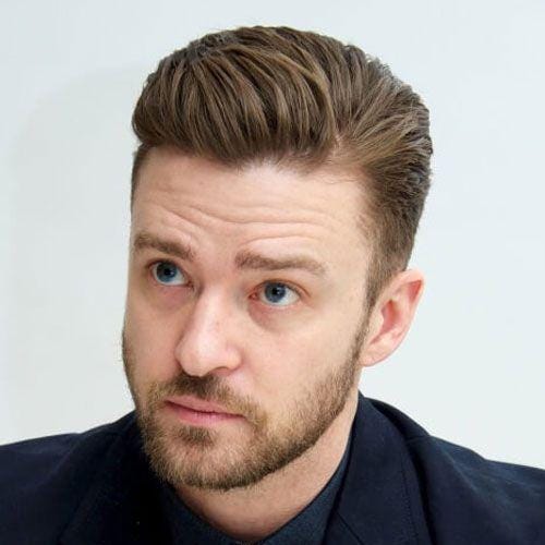 Justin Timberlake Biography  Square face hairstyles, Haircut for
