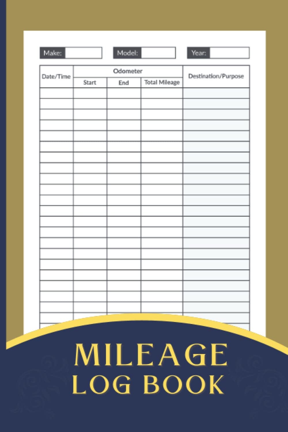 [EBOOK]Mileage Log Book Vehicle Mileage Log book for Small Business