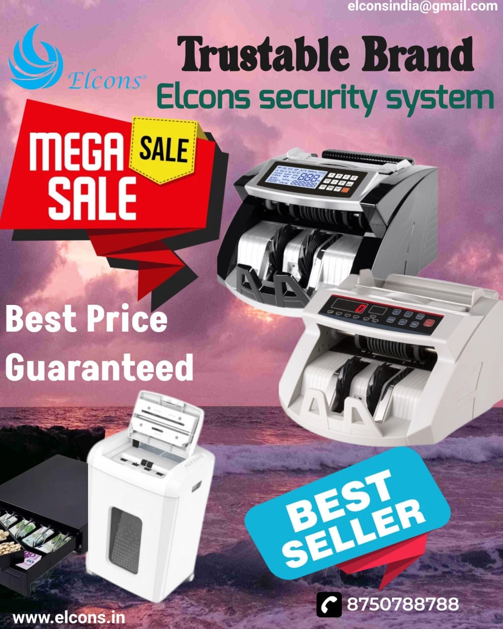 ALL KINDS OF NOTE COUNTING MACHINE AVAILABLE - Elcon Security Systems ...