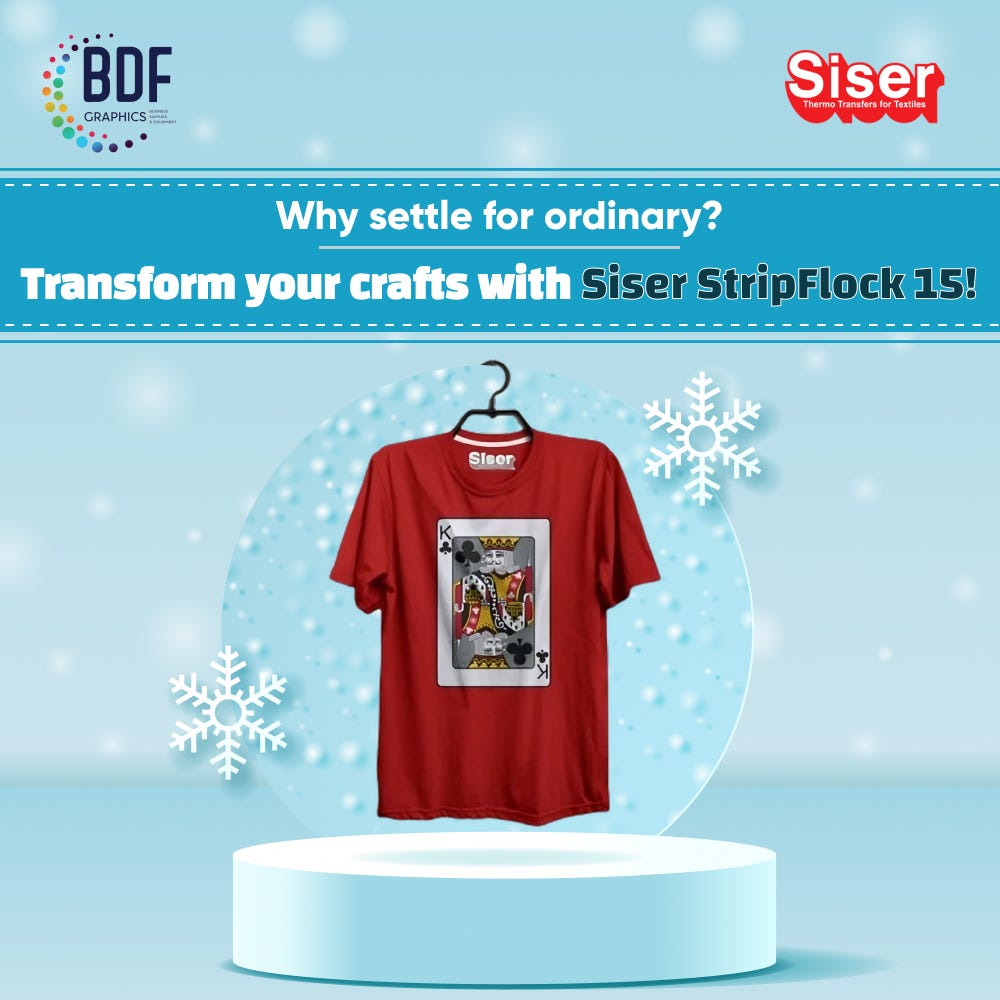 Why settle for ordinary? Transform your crafts with Siser StripFlock 15 ...