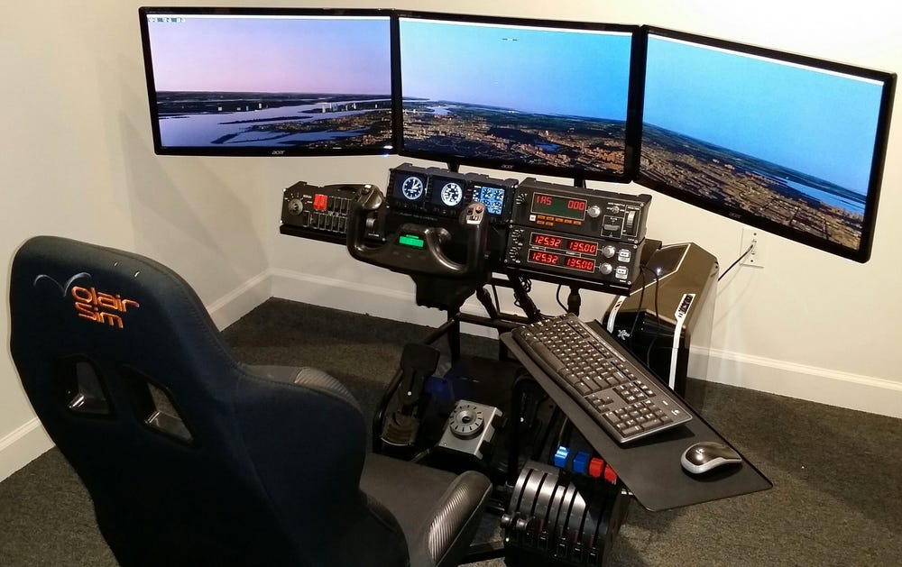 This $20,000 Microsoft Flight Simulator rig is more expensive than